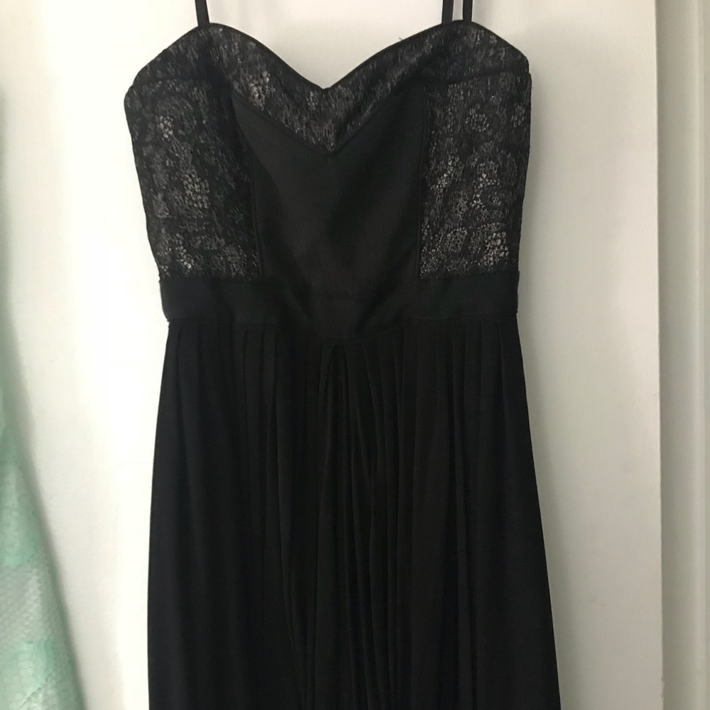 Strapless BCBG dress